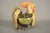 Vintage Rooster Sculpture Figurine Ceramic WGP 1970s Studio Pottery