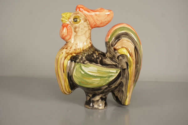 Vintage Rooster Sculpture Figurine Ceramic WGP 1970s Studio Pottery - Image 5