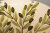 Vintage Bowl Fruit Salad Bowl Ceramic Mid Century Hand-Painted 1960s Cream Olive Green - Image 6