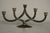 Vintage Candelabra Massive Bronze 5-Arm Candle Holder 1960s