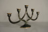 Vintage Candelabra Massive Bronze 5-Arm Candle Holder 1960s - Image 2