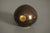 Vintage Lidded Ceramic Container Studio Pottery Art Pottery 1960s Dark Brown Gold