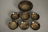 Monika Maetzel Ceramic Bowl Set 1960s Brown Light Blue - Image 2