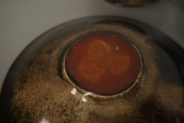 Monika Maetzel Ceramic Bowl Set 1960s Brown Light Blue - Image 9