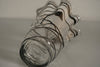 Vintage Fazzoletto Glass Vase 1970s Black Clear Glass - Image 10