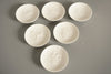 KPM Germany Berlin Decorative Plate Set 1970s White Ceramic - Image 2