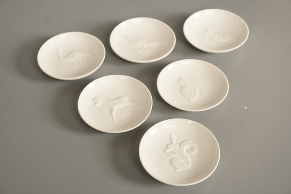 KPM Germany Berlin Decorative Plate Set 1970s White Ceramic - Image 8
