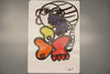 Peter Robert Keil Art Print Vintage Original Acrylic Pop Art 80s White Black