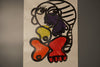 Peter Robert Keil Art Print Vintage Original Acrylic Pop Art 80s White Black - Image 2