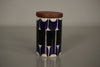 Rörstrand Sweden Marianne Westman Vintage Ceramic Jar Teak Lid Senap 1960s Blue White - Image 2