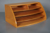Vintage Bauhaus Letter Tray Desk Organizer 1950s Wood Beech