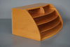 Vintage Bauhaus Letter Tray Desk Organizer 1950s Wood Beech - Image 2