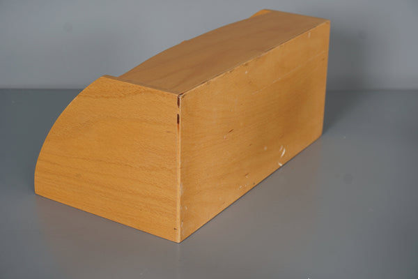 Vintage Bauhaus Letter Tray Desk Organizer 1950s Wood Beech - Image 4