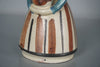 Jette Hellerøe Figurine Candleholder 1960s Cream Teal Ceramic - Image 8