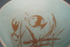Vintage Ceramic Bowl 1950s Signed 'E.S.' Fish Underwater Motif - Image 4