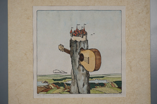 Wienand Art Print "Der Gitarrenspieler" 1999 Vintage Print Signed - Image 3