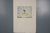 Beatrice Dolezalek Art Print Vintage Etching Airmail 1980s Blue Paper