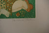 Christina Studer Art Print The Rose Beetle 1980s Red Green Paper - Image 6