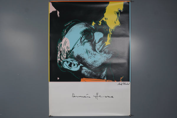 Andy Warhol Poster Hermann Hesse Suhrkamp Verlag 1986 Art Print