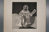 Günter Drebusch Art Print Etching 1967 Black and White - Image 2