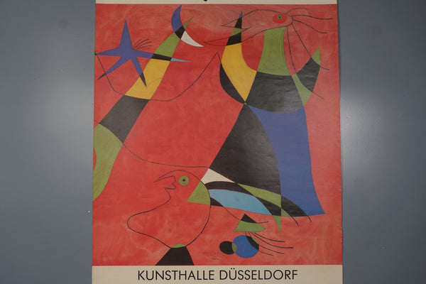 Vintage Exhibition Poster Miro Kunsthalle Düsseldorf 1987 - Image 7