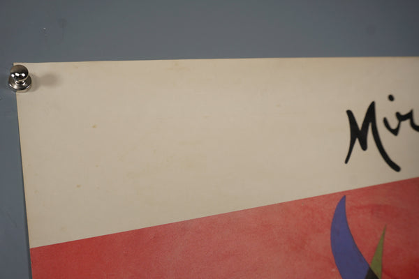 Vintage Exhibition Poster Miro Kunsthalle Düsseldorf 1987 - Image 8