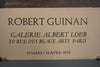 Vintage Exhibition Poster Robert Guinan Galerie Albert Loeb Paris 1973 - Image 7