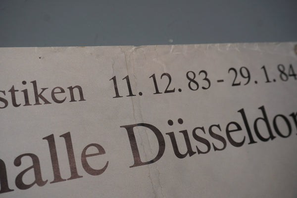 Vintage Exhibition Poster Pablo Picasso Düsseldorf 1984 'Plastiken' - Image 8