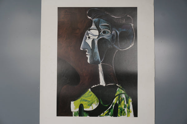 Pablo Picasso Art Print Grand Profil Spadem Paris 1986