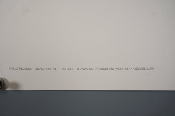 Pablo Picasso Art Print Grand Profil Spadem Paris 1986 - Image 3