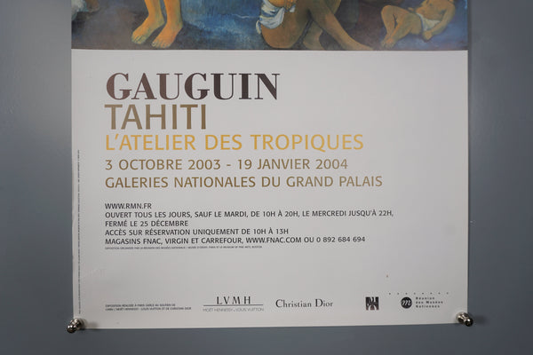 Paul Gauguin Poster Vintage Exhibition 'Tahiti' L'Atelier des Tropiques 2004 - Image 3