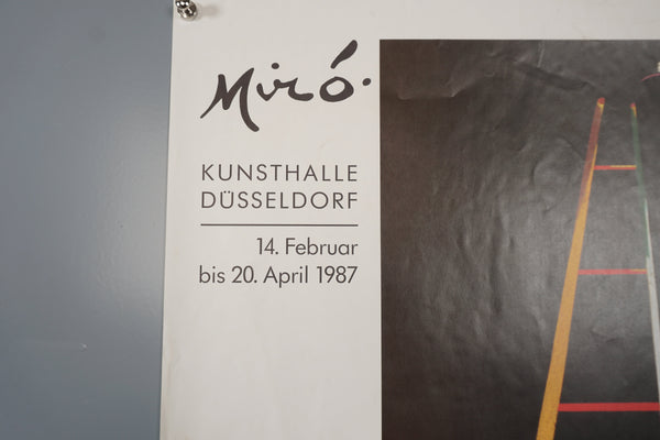 Joan Miró Poster Vintage Exhibition Poster Düsseldorf 1987 - Image 6