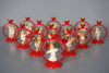 Vintage Bakelite Candle Holder Angel Orchestra 1950s Red Brass - Image 2