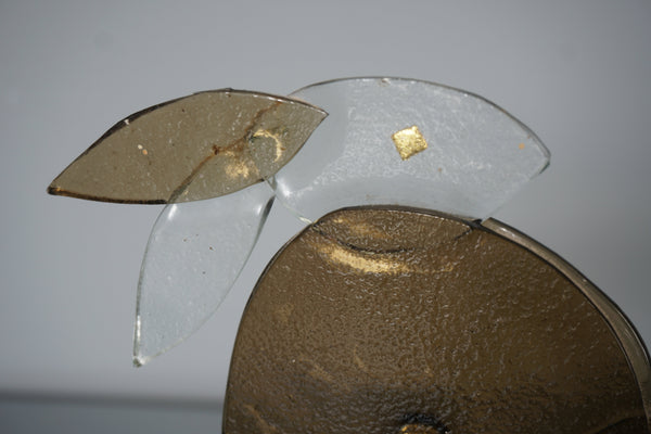 Glas Prader Bolzano Sculpture Glass Rabbit on Brass Stand 1970s - Image 7