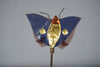 Glas Prader Bolzano Ornament Butterfly 1960s Blue Glass - Image 2