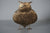 Vintage Owl Windlight Tealight Holder 1960s Bronze Tin and Brass