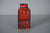 Bay Keramik Vase Fatlava 1960s Red Blue Ceramic