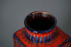 Bay Keramik Vase Fatlava 1960s Red Blue Ceramic - Image 6