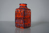 Bay Keramik Vase Fatlava 1960s Red Blue Ceramic - Image 7