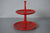 Vintage Tiered Stand Pine Scandinavian Sweden 1960s Red