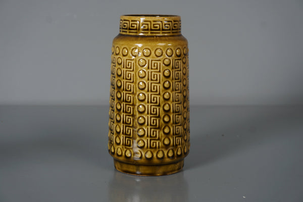 Scheurich Vase 645-10 1960s Olive Green Ceramic - Image 2