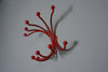 Vintage Metal Coat Rack Hanger 1960s Space Age Red - Image 6