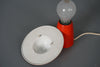 Temde Vintage Table Lamp Mushroom Lamp Space Age 60s Red Metal - Image 7