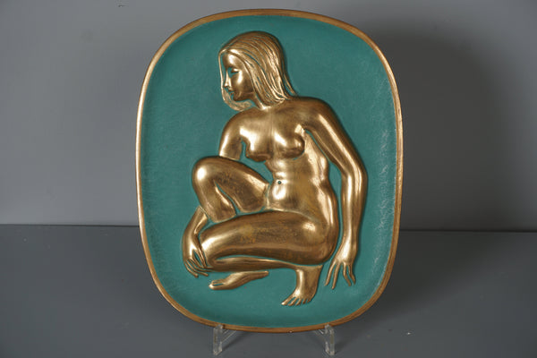 Achatit Wall Art Relief 50s 60s Wall Art Nude Mid Century
