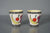Schramberg Suf Cup Decor Banana 1950s White Yellow Ceramic