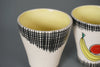 Schramberg Suf Cup Decor Banana 1950s White Yellow Ceramic - Image 4