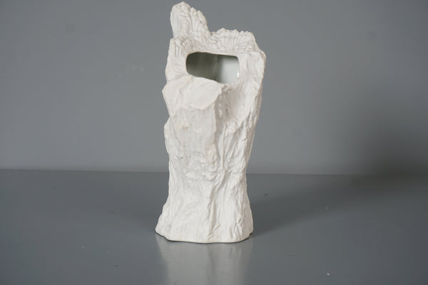 Hutschenreuther Vintage Biscuit Porcelain Vase 1960s White Porcelain - Image 2
