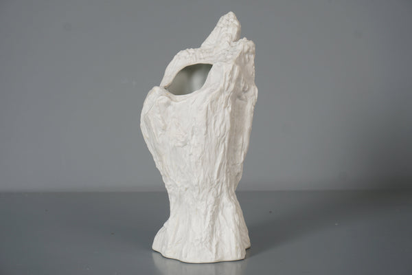 Hutschenreuther Vintage Biscuit Porcelain Vase 1960s White Porcelain - Image 9