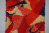 Vintage High Pile Wall Rug Wall Hanging 1960s Abstract Wall Art Mid Century Carpet - Image 4
