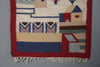 Polish Vintage Wall Rug Tapestry Kelim 1960s Mid Century - Image 3